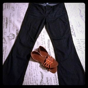 Dark bootcut jeans